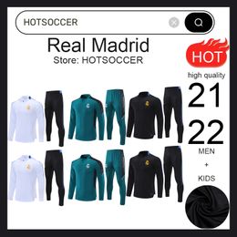 madridS Tracksuits VINI JR BELLINGHAM football Tracksuit men kids kit MBAPPE psgES training suit soccer sportswear chandal futbol survetement jacket