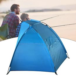 AntiUV Easy Storage Fishing Sunshade Tent with Carry Bag Camping Gear 240220