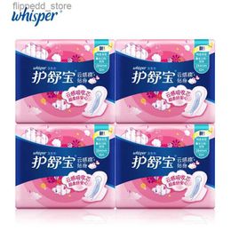 Feminine Hygiene Soft Cotton Sanitary Pad Whisper Ultra Thin Scented Women Sanitary Pads Day Night 284mm Heavy Flow 10 pads * 4 pack Q240222