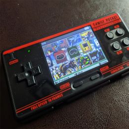 Players FC3000 8Bit 3inch Pocket Retro Portable Handheld Game Players Family AV TV Output Builtin 1224 Classic Games Video Game Console