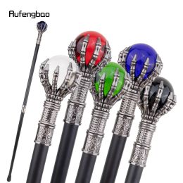 Colourful Glass Ball Steampunk Walking Cane Fashion Decorative Walking Stick Gentleman Luxury Crosier Knob Walking Stick 93cm