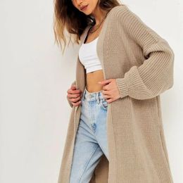 Women's Jackets Sweater Pocket Coat Winter Warm For Women 2024 Casual Top Solid Knitted Loose Long Cardigan