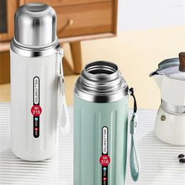 Water Bottles Household Thermos Bottle With Lasting Heat Preservation Effect Ergonomic Design Leak-proof Portable Durable Insulation