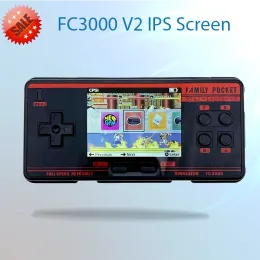 Players FC3000 V2 IPS 3.0Inch HD Screen Retro Video Game Console AV Connect TV Support Controller Portable Retro Handheld Game Console