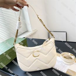 Fashion Hobos Designer Shoulder Bags Marmont Handbags Quilted Leather Crossbody Bag Women Purse Luxury Underarm Package Brand Axillary Pouch