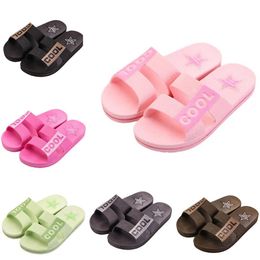 Style11 Men Women Slippers Summer Slides Sandals Summer Black Pink Coffee Green Blue Coast Bathroom Mens Antiskid Slipper Sandal Slide Size 36-45