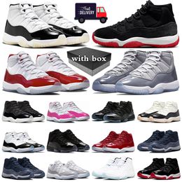 11s Jumpman 11 Designer-Schuhe Bred Velvet Gratitude Cherry Cool Grey Neapolitan Cap And Gown j11 Herren-Trainer Damen-Turnschuhe Sport