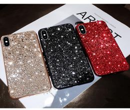 Bling Glitter Sequin plating Case For iPhone 11 cover X XR XS max 11 pro max case For iPhone 7 plus 8 plus 6 6s Plus Funda coque7675744