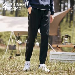 Pants Pioneer Camp 2022 Spring And Autumn Men's Sports Pants Bundle Feet Outdoor Black Cotton Trousers Casual Striped Gray XZS223132