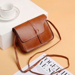 New Fashion Cheap Lady Shoulder Bags Simple Retro Women Messenger Bag Solid Colour All-match Small Square Crossbody Bag for Women