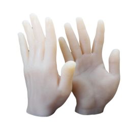 Caps Tattoo Artificial Hand Fda Grade Silicone Made Tattoo Practice Silicone Hand Left Right Hand Practice Skin Tattoo Accessories