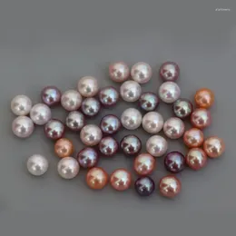 Loose Gemstones High Quality Pearl Bead 2-12 Mm Freshwater With Perfect Round Shape-AAA Grade Half Hole Drilled