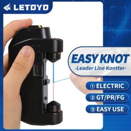 Accessories LETOYO GT/FG/PR Knotter Quick Fishing Knot Assist Machine Bobbin Fishing Line Tieing Tying Tool Fishing Tackle Goods Equipment