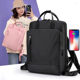 Backpack Large Capacity Backpacks For Women College School Bag Notebook Travel Laptop Computer With USB Charging Port Mochila