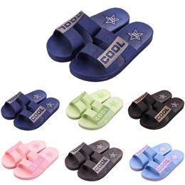 Men Women Slippers Summer Slides Sandals Summer Pink Coffee Green Blue Coast Bathroom Mens Antiskid Slipper Sandal Size 36-45