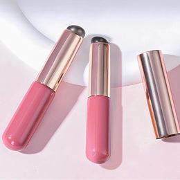 Makeup Brushes Lip Gloss Brush Lipstick Smooth Reinforcement With Lid Beauty And Health Silicone Silica Gel High Quality