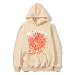 Sp5der Young Thug 555555 Men Women Hoodie High Quality Foam Print Spider Web Graphic Pink Sweatshirts Y2k Pullovers S-2XL High Quality Designer Hoodie 365