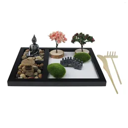 Garden Decorations Mini Miniature Yard Buddha Statues Stress Relief Home Tabletop