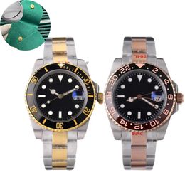 LF Watch Mens Watch Designer Uhren Mann Automatische Bewegung Wache 41 mm Vollstahlstahlgurt Saphirglas Gold Uhr Super Luminous Armbandwatch Montre AAA