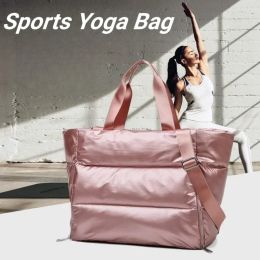 Bags Women Gym Sports Bag Waterproof Swimming Yoga Mat Pink Weekend Travel Duffle Bags for Women Sport Fitness Shoulder Handbag