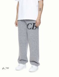 Cole Buxton Knitted Pants CB Woven Knit Trousers Sweatpants Men's Sweat Fleece Warm Women Joggers Overalls Mens Streetwear Sportswear Pant Loose Design222s 663