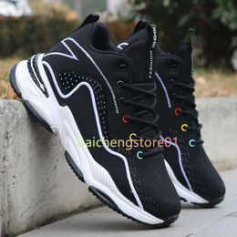 Mens Basketball Shoes Men Anti-slippery Basketball Breathable Shoes High Top Sneakers Sports Shoes 36-45 b43