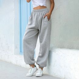 Capris Jogging Sweatpants Women Cotton Sports Pants Korean Fashion Tracksuit Pants Hippie Harajuku Oversize Streetwear Wide Pants