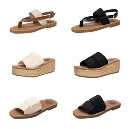 Cloe ChIoe Slippers Women Designer Sandals Woman Woody Flat Mule Slippers Foam Slides Platform Slipper House Fur platform Sandels Summer Slider Flip Flops