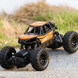 Electric/RC Car Alloy climbing mountain monster 4WD remote control car toy model 1 16 off-road vehicle rock climbing car remote control for chil