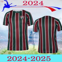 2024 Fluminense Soccer Jerseys 24 25 FC MARCELO NINO FELIPE MELO G.CANO ARIAS FRANCA KENNEDY Home Football Shirt
