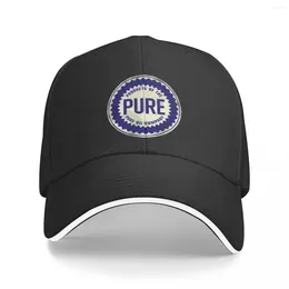 Ball Caps Pure Oil Company Vintage Sign Baseball Cap Visor Hats Hard Hat Women's Men's