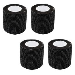 Clip 12pcs 5cm Disposable Tattoo Selfadhesive Elastic Grip Bandage Wrap Sport Tape Nonslip Absorb Sweat Tattoo Grip Bandage