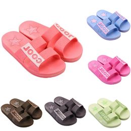 Style21 Men Women Slippers Summer Slides Sandals Summer Black Pink Coffee Green Blue Coast Bathroom Mens Antiskid Slipper Sandal Slide Size 36-45