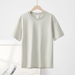 Summer Women Basic T-shirt Casual Loose Short Sleeve Bottom Candy Colour Cotton T Shirt Female Tops Tees Shirt Femme