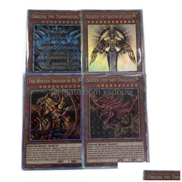 Yu-Gi-Oh Cr Series Blue-Eyes White Dragon/The Creator God Of Light Horakhty Classic Board Game Collection Card Not Original G220311 Dhvdt