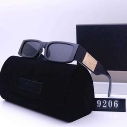 Gooi Designer Sunglasses New Overseas Box Sunglasses for Men and Women Street Photography Sunglasses Classic Travel Fashion Glasses 9206