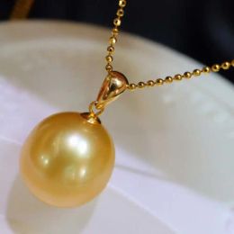 Earrings 16MM Fashion Golden Shell Pearl Pendant Necklace 18inch Holiday gifts Lucky Party Beautiful Gift Wedding