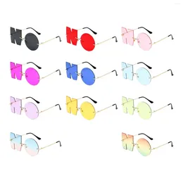 Sunglasses Letter No Trendy Lightweight Streetwear Eyeglasses Summer Sun Glasses Eyewear For Shopping Cosplay Party