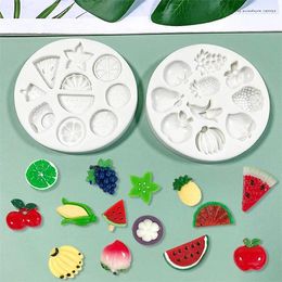 Baking Moulds Fruit Silicone Strawberry Blueberry Pineapple Fudge Chocolate Cupcake Fondant Cake Decorating Tools