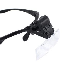 Sensors Tattoo Microblading Led Head Lights for Reading 5 Lens 1.0x~3.5x Headband Led Eye Glasses Goggles Loupe Visor Magnifier Headlamp