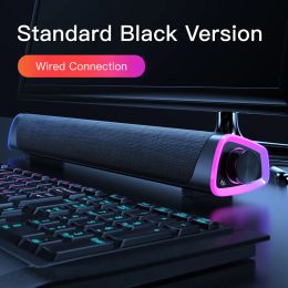 Speakers 4D Computer Speaker Bar Stereo Sound Subwoofer Bluetooth For Laptop Notebook PC Music Player New Wired LoudSpeaker Hot Sale Good