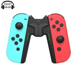 Game Controllers 1PC Charging Station Gaming Grip Handle Controller For Nintend Switch Joy-Con Holder (Joy-Con Is Not Included)