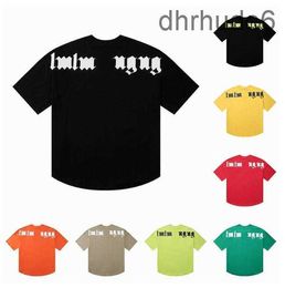 Pa Tees Loose Tshirt Summer Fashion Mens Womens Designers t Shirts Long Sleeve Tops Luxurys Letter Cotton Tshirts Clothing Polos Short Palmes Clothes Pa8879 L624