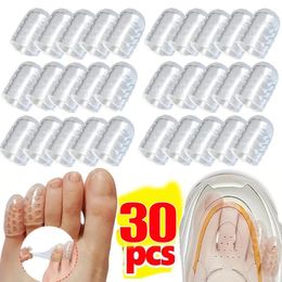 Women Socks 1-30pcs Toe Separator Breathable Silicon Caps Toenails Protection Elasticity Anti-Friction Sweatproof For Feet Protectors