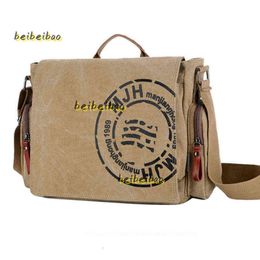 Evening Bags 2024 Vintage Canvas Shoulder Bag Men Fashion Multi Colours Messenger Casual Mens Crossbody S Designer Luxury Handbag Bag Fashion Gift Women Stores