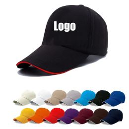 Snapbacks 2022 Custom Cotton Baseball Cap for Women and Men Fashion Cap Unisex Hip Hop Hats Embroidery Summer Sun Hats