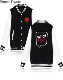 Frdun TWICE Baseball Jacket New Style Popular HipHop Harajuku Streetwear Fashion Autumn Winter Unisex Warm Jacket3763759