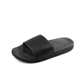 Slippers for household use female plastic home slippers male Mens Summer Sandals 2024 black