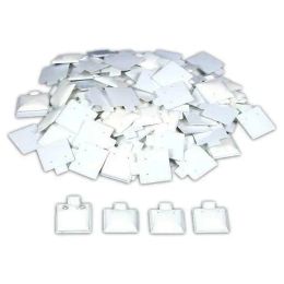 Back 100PCS 1000PCS White Puff Pad Earring Cards Jewellery Display Holder Tray Insert Organiser