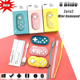 Gamepads 8BitDo Zero 2 Bluetooth Gamepad for Nintendo Switch Windows Android macOS for Nintendo Switch NS NX Nintendo Switch OLED